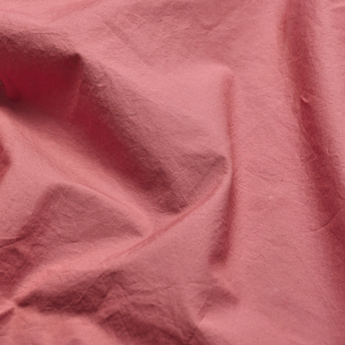 Red Dune Washed Cotton Percale Flat Sheet 4 Red Dune Washed Cotton Percale Flat Sheet - Image 2