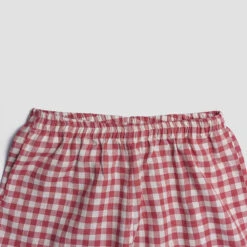 Mineral Red Gingham Pyjama Trousers 7 Mineral Red Gingham Pyjama Trousers -Home Luxury Store PigletinBed LinenPyjamaTrousers MineralRedGingham 2 greyBG 2b5a90c1 d16a 41fa 953c ed7d672dc419