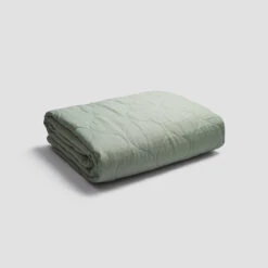 New Arrival -Home Luxury Store PigletinBed LinenQuilt SageGreen 1