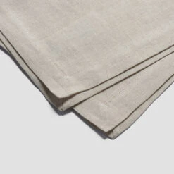 Oatmeal Linen Napkins Set Of 4 10 Oatmeal Linen Napkins Set Of 4 -Home Luxury Store PigletinBed LinenTablewareDetails Oatmeal greyBG