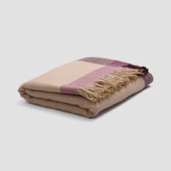 Moorland Border Wool Blanket -Home Luxury Store PigletinBed MoorlandBorderWoolBlanket 1 greyBG