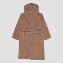 Mushroom Organic Cotton Robe 11 Mushroom Organic Cotton Robe -Home Luxury Store PigletinBed MushroomHoodedDressingGown Front 1