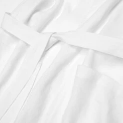 Pearl Linen Tencel Robe -Home Luxury Store PigletinBed PearlLinenTencilRobe detail 1