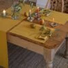 Honey Linen Table Runner -Home Luxury Store PigletinBed Tableware LinenRunner Honey Lifestyle 1