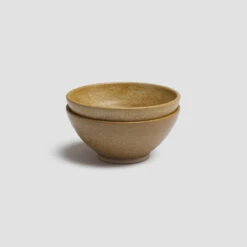 Ochre Pottery West Cereal Bowl 10 Ochre Pottery West Cereal Bowl -Home Luxury Store PigletinBed Tableware PotteryWest CerealBowl Ochre 3 GreyBG
