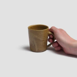 Ochre Pottery West Mug 13 Ochre Pottery West Mug -Home Luxury Store PigletinBed Tableware PotteryWest Mug Ochre 2 GreyBG