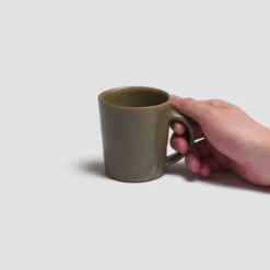 Olive Pottery West Mug 10 Olive Pottery West Mug -Home Luxury Store PigletinBed Tableware PotteryWest Mug Olive 2 GreyBG