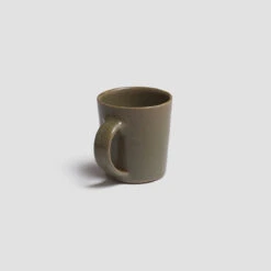 Olive Pottery West Mug 9 Olive Pottery West Mug -Home Luxury Store PigletinBed Tableware PotteryWest Mug Olive 3 GreyBG