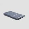 Warm Blue Hand Towel -Home Luxury Store PigletinBed TerryCotton 12 greyBG