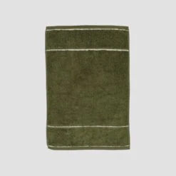 Botanical Green Bath Mat -Home Luxury Store PigletinBed TerryCotton 35 greyBG