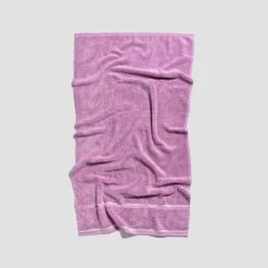 Orchid Bath Towel -Home Luxury Store PigletinBed TerryCotton 63 greyBG