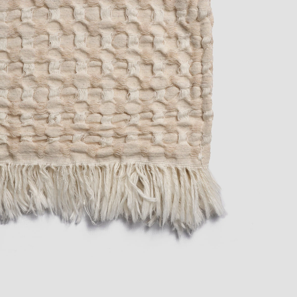Oat Milk Textured Waffle Throw 7 Oat Milk Textured Waffle Throw - Image 5
