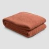 Burnt Orange Waffle Cotton Throw -Home Luxury Store PigletinBed WaffleCottonThrow BurntOrange 1