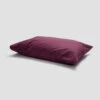 Mulberry Washed Percale Cotton Pillowcases (Pair) 2 Mulberry Washed Percale Cotton Pillowcases (Pair) -Home Luxury Store PigletinBed WashedCotton Pillowcase Mulberry 1 greyBG