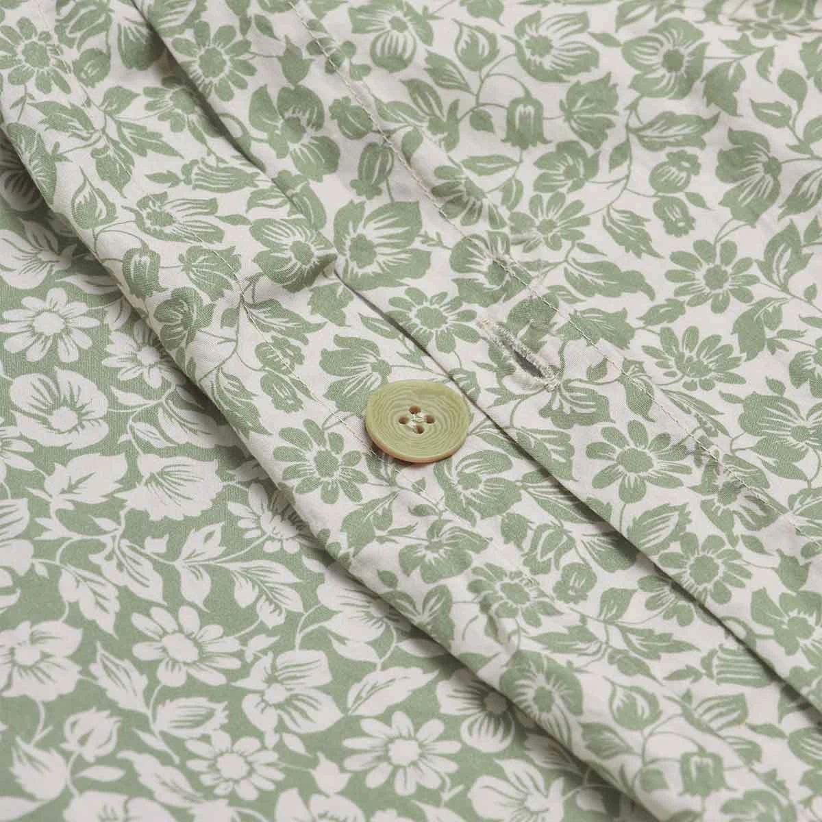 Pear Meadow Floral Printed Cotton Duvet Cover 5 Pear Meadow Floral Printed Cotton Duvet Cover - Image 3