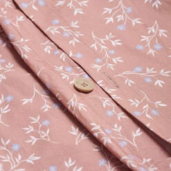 Chestnut Floral Cotton Duvet Cover 7 Chestnut Floral Cotton Duvet Cover -Home Luxury Store PigletinBed WashedCottonDuvetCover SpringSprig Chestnut 2 GreyBG