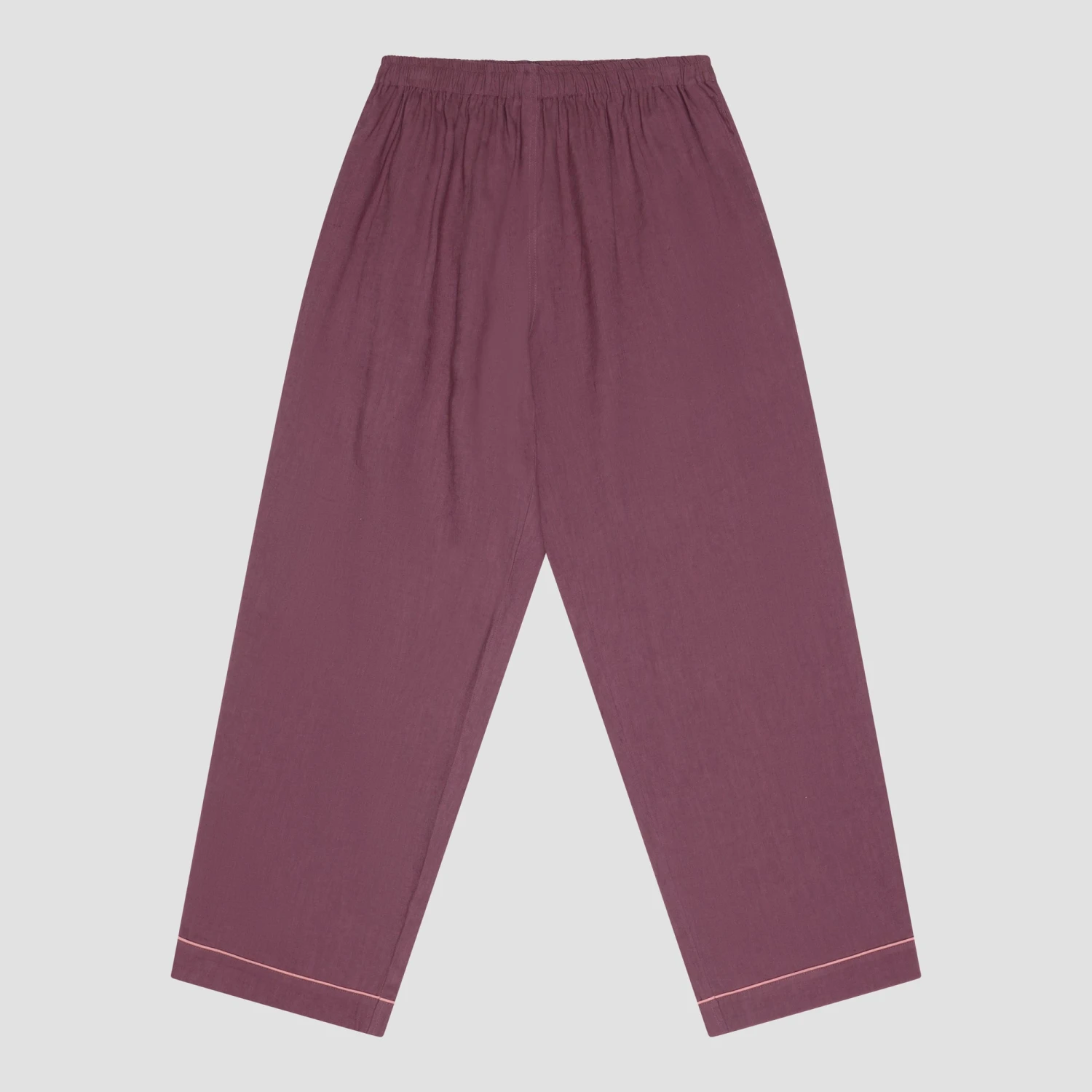 Fresh Fig Linen Tencel Pyjama Trousers 4 Fresh Fig Linen Tencel Pyjama Trousers - Image 2