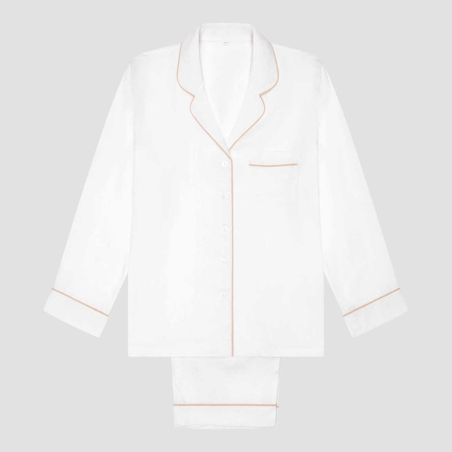 Pearl Linen Tencel Women's Pyjama Trouser Set 6 Pearl Linen Tencel Women's Pyjama Trouser Set - Image 4