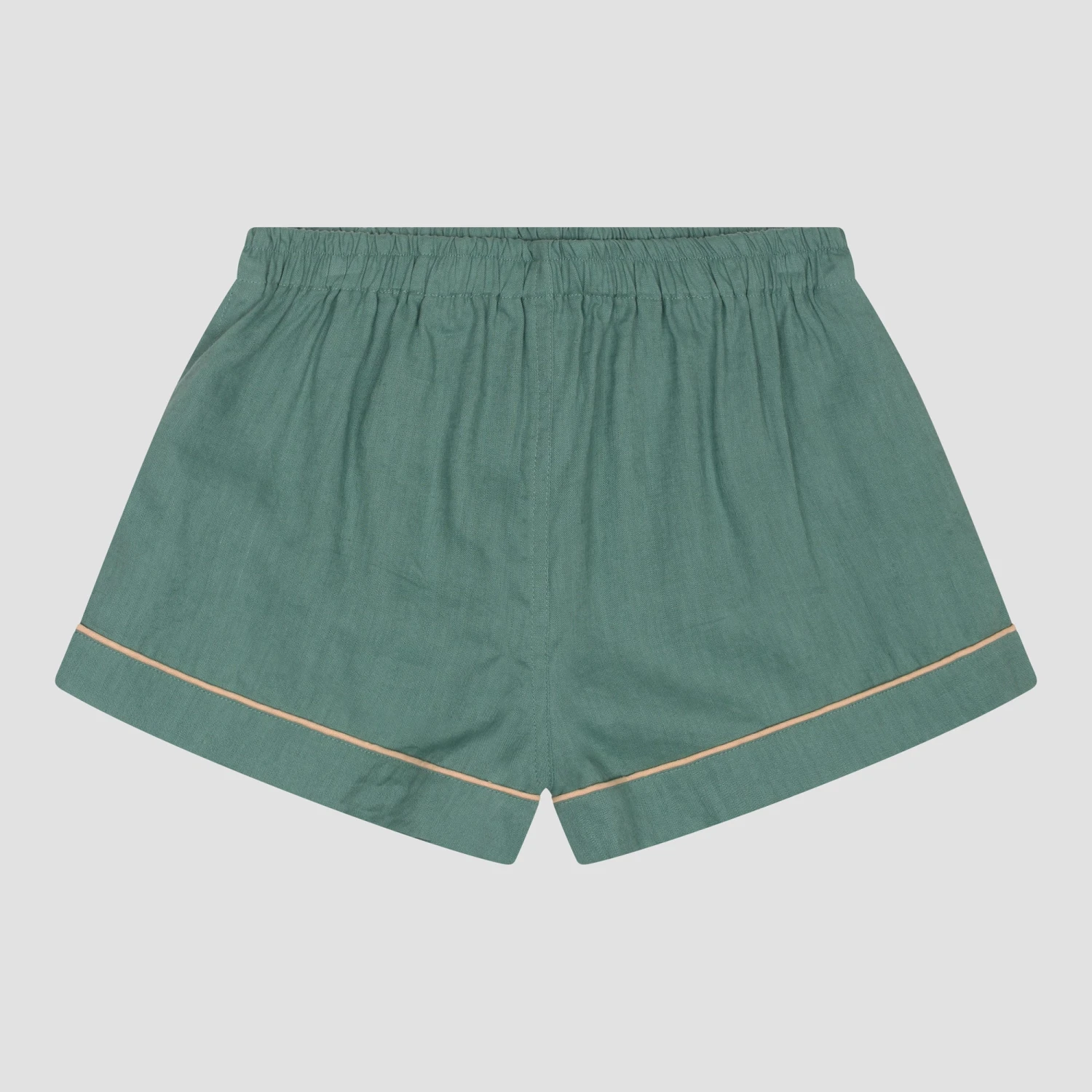 Tranquil Green Linen Tencel Women's Pyjama Shorts 5 Tranquil Green Linen Tencel Women's Pyjama Shorts - Image 3