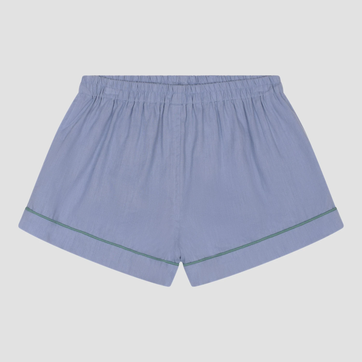 Wave Blue Linen Tencel Women's Pyjama Shorts 5 Wave Blue Linen Tencel Women's Pyjama Shorts - Image 3