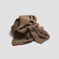 Caramel Wool Knit Throw 11 Caramel Wool Knit Throw -Home Luxury Store PigletinBed WoolBlendKnitThrow Caramel 2 GreyBG