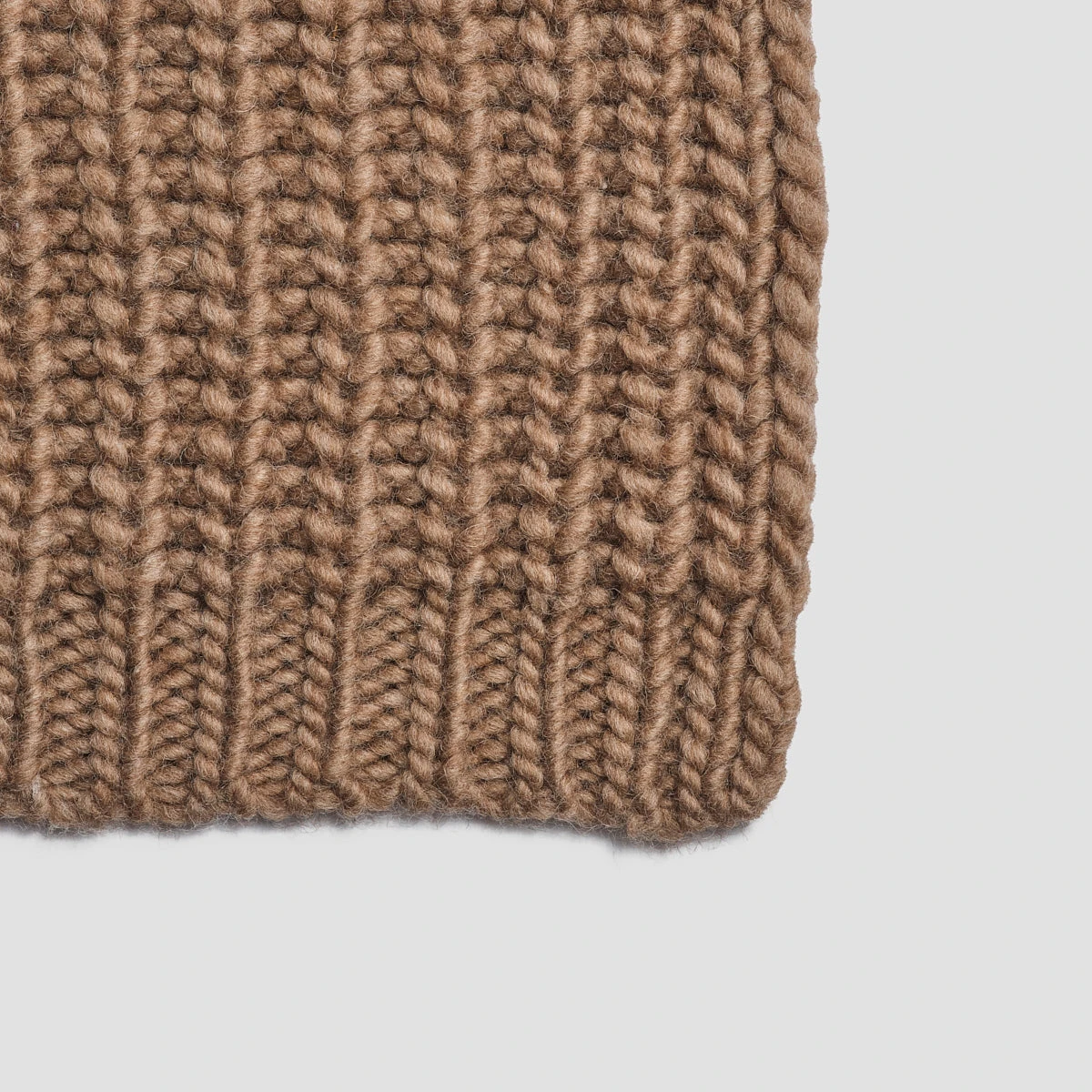 Caramel Wool Knit Throw 7 Caramel Wool Knit Throw - Image 5