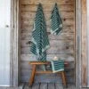 Pine Green Pembroke Stripe Cotton Towels -Home Luxury Store Pine Green Stripe Cotton Towels