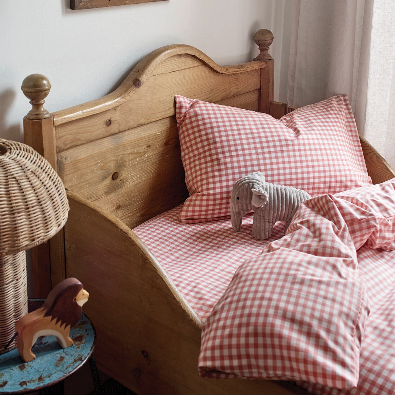 Red Dune Kids Gingham Cotton Bedding Set 8 Red Dune Kids Gingham Cotton Bedding Set - Image 6