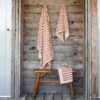 Sand Shell Pembroke Stripe Cotton Towels 1 Sand Shell Pembroke Stripe Cotton Towels -Home Luxury Store Sand Shell Stripe Cotton Towels