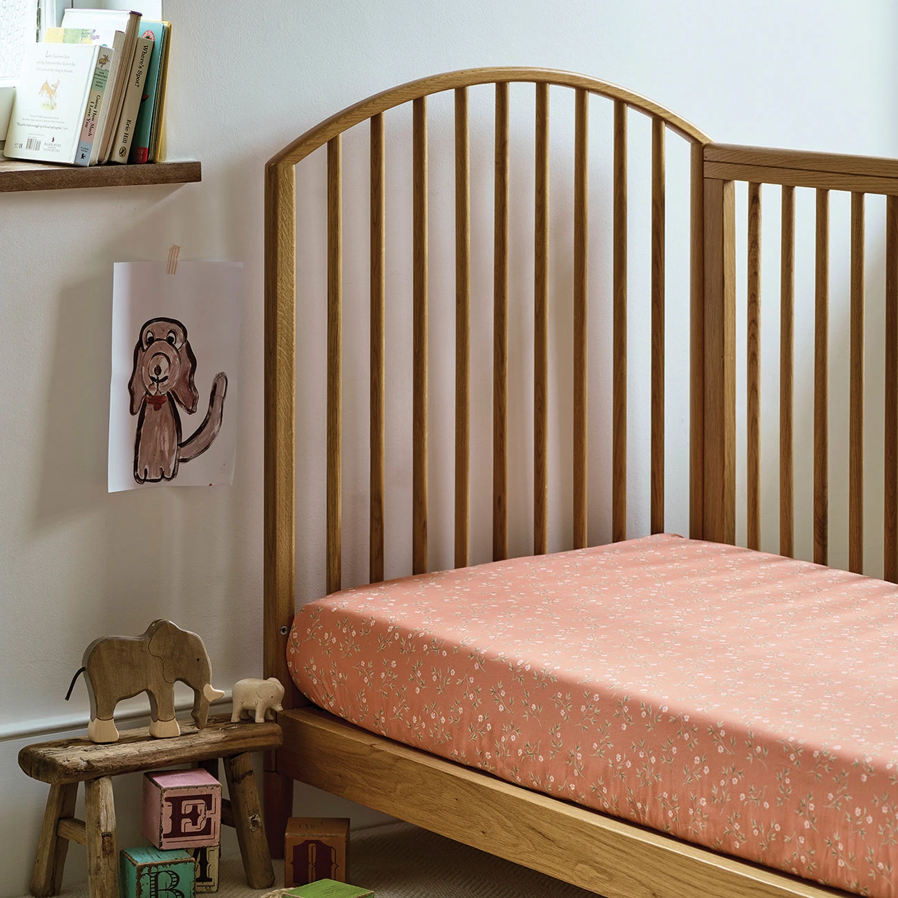 Apricot Kids Floral Cotton Fitted Sheet 3 Apricot Kids Floral Cotton Fitted Sheet