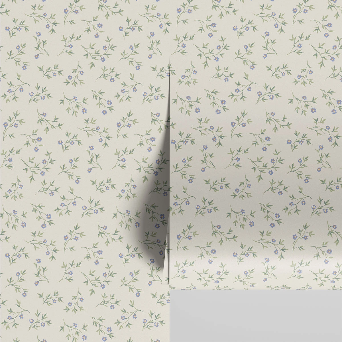 Cream Spring Sprig Wallpaper 4 Cream Spring Sprig Wallpaper - Image 2