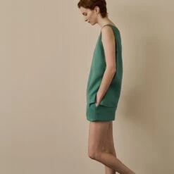Tranquil Green Linen Tencel Women's Cami Set -Home Luxury Store TranquilGreenLinenTencilWomen sCamiSet 672